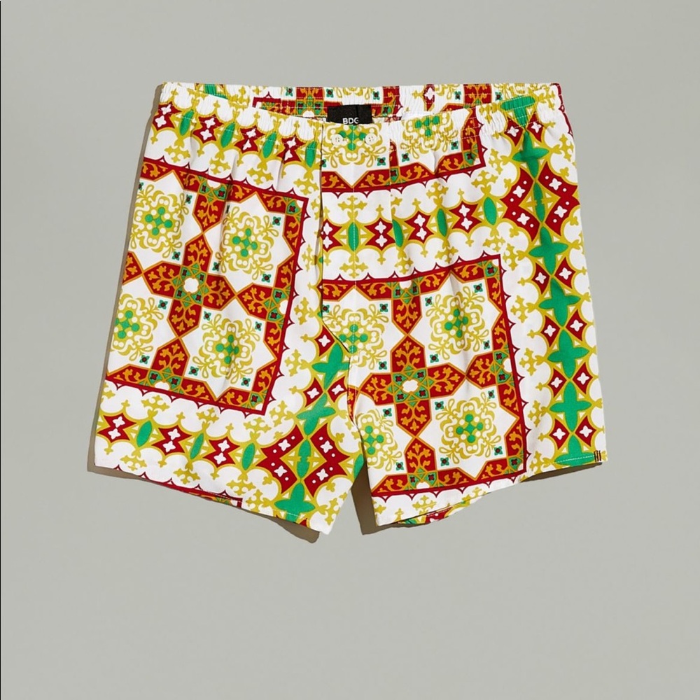 Floral Print Woven Boxer Short